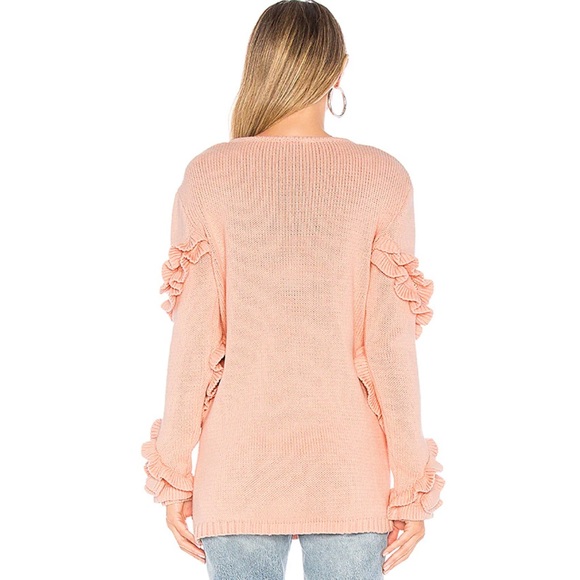 Tularosa | Flounce Ruffle Sleeve Sweater NWOT - Picture 4 of 13